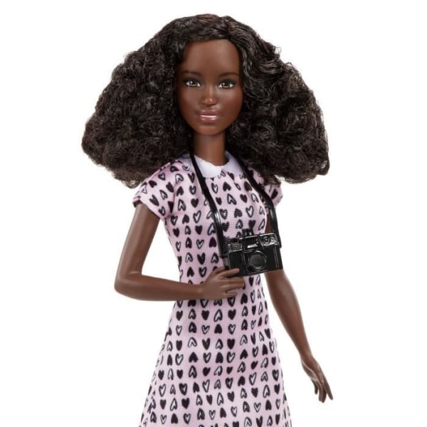 Barbie - Bb Djurfotograf - Docka Svart