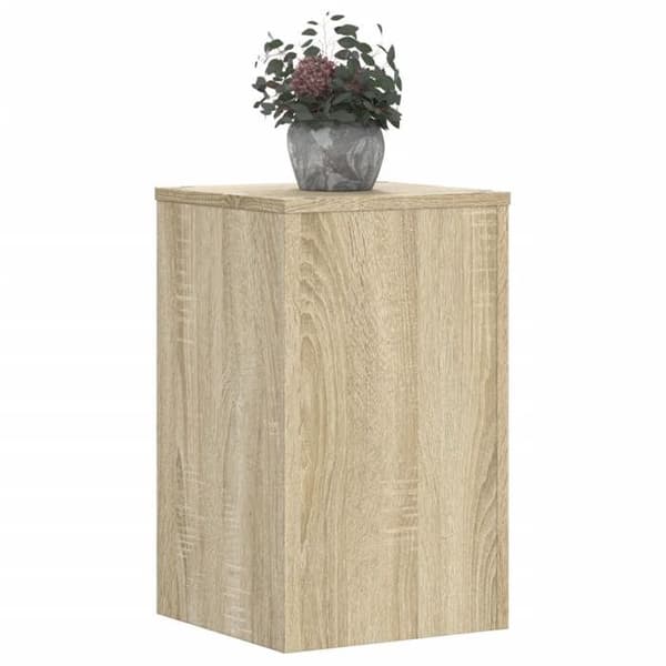 vidaXL Växtstöd 2 st Sonoma ek trä, blomstöd, krukstöd, växtstöd 852917