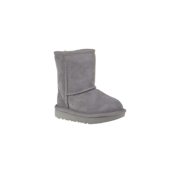 Babyskor - UGG - Classic II - Grå - Tryckknapp - Läder Grå 25