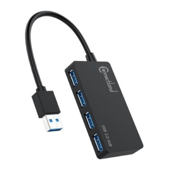 USB-hubb - Ej specificerat - 4 portar - USB 3.0 - Överföring 5 Gbps - USB-strömförsörjning
