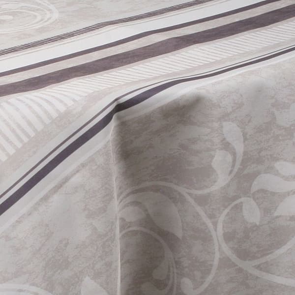 Rund fläckskyddduk 160 cm - Arabesque - Flerfärgad - 100% polyester - Lättskött