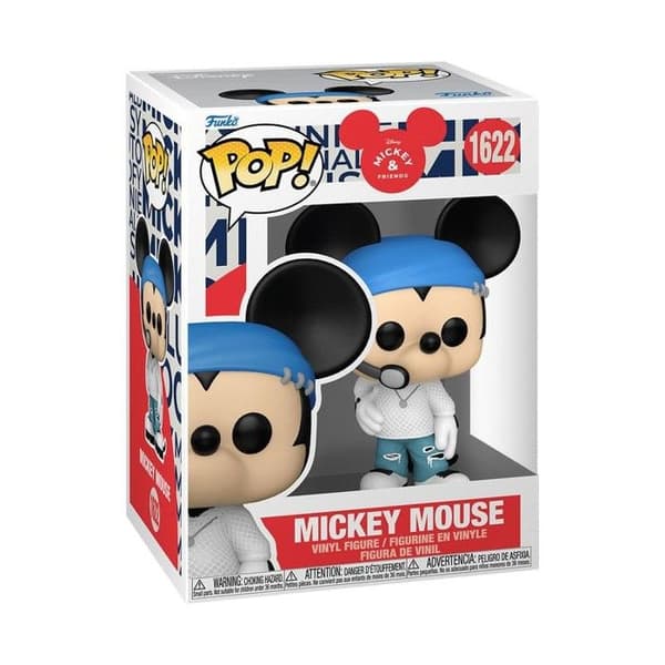 Funko - Disney - Figurfigur POP! Mickey (MM KPOP) 9 cm vit svart