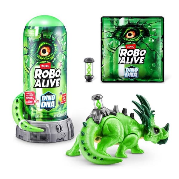 Dino DNA-lekset med belysning Grön