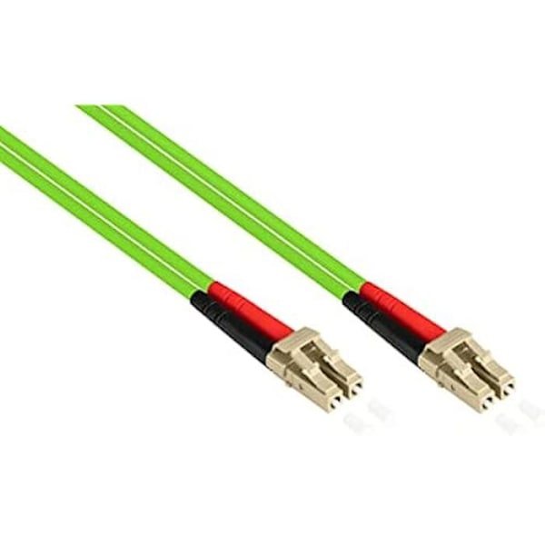 Fiberoptisk kabel - GOOD CONNECTIONS - OM5 - Duplex Hannen LC till LC - Multimode 50/125 - 1 m