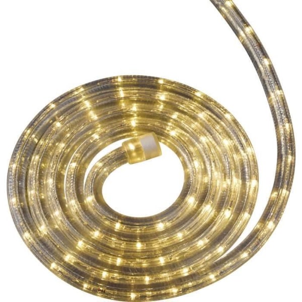 LED-ljusslinga - Hellum - 416008 - 11,5 m - Varmvit - Flexibel belysning Vit varm