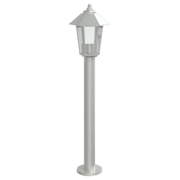 vidaXL Utomhuslampett silver 80 cm rostfritt stål, utomhusbelysning, trädgårdsbelysning, 4006381