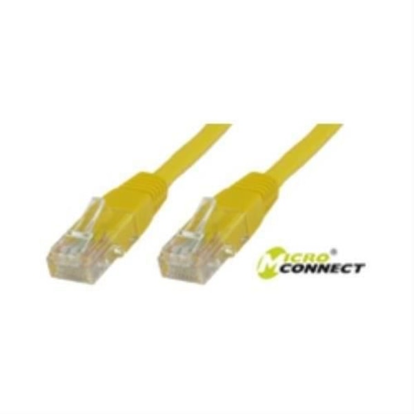 MICROCONNECT B-UTP5005Y nätverkskabel - Cat5e UTP 0,5m - Gul