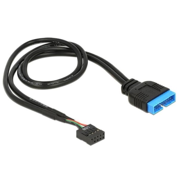 DELOCK - DELOCK ICOC USBHost-29F3M-45 INTERN KABEL USB3.0 19 stift hane / USB2.0 9 stift KVINNA 45 CM