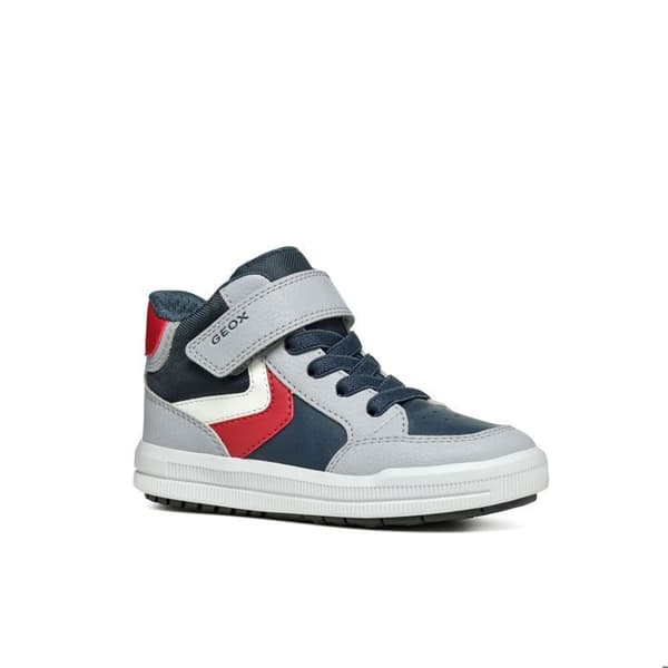 Geox Arzach barnsneakers grå/blå/marin 34