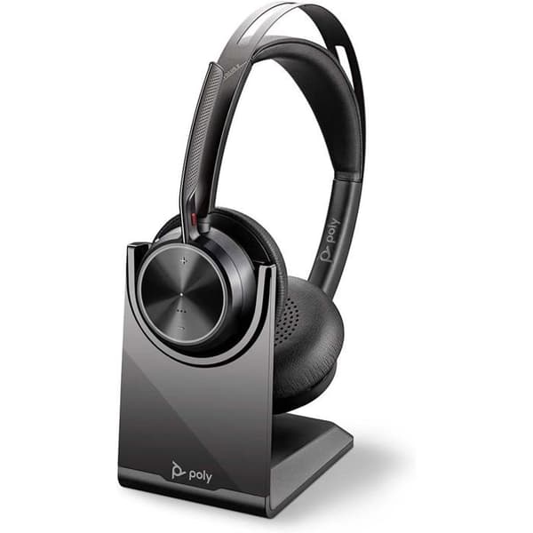 Hörlurar - POLY - Voyager Focus 2 USB-C - ANC 3 nivåer - Bluetooth & USB-C - Poly Acoustic Fence mikrofoner