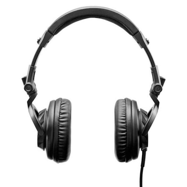 HERCULES HDP DJ45 - Högpresterande DJ-hörlurar - Vikbara - Vridbara öronkåpor - 2 m kabel - 60 ohm impedans - Svart