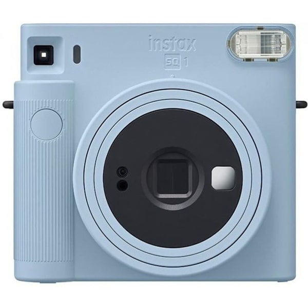 FUJI Instax Square SQ1 Ice Blue snabbkamera - 62x62 mm fotoformat - Levereras med 2 CR2/DL litiumbatterier