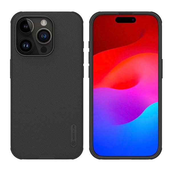 iPhone 15 Pro-fodral - Nillkin - Super Frosted Shield Pro - Vattentät IP68 - Stötskydd - Svart Svart