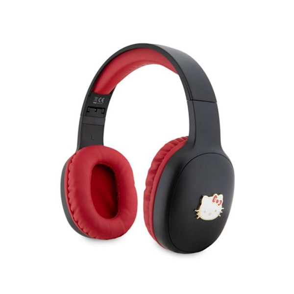 Hello Kitty Metallogotyp Oval Form - Trådlösa Bluetooth V5.3 Hörlurar (svart)