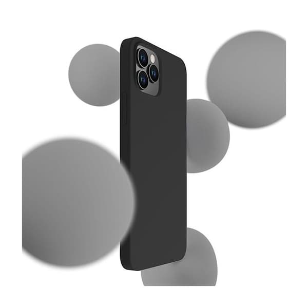 Skyddsfodral för iPhone 12 Pro Max 3MK Silikon Svart