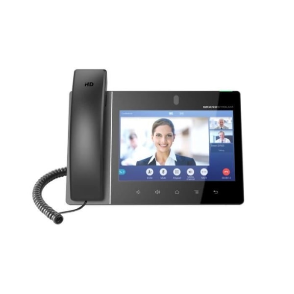 SIP-TELEFON 16 ANDROID 7-KONTON. - 2MP-KAMERA - WIFI (2,4GHz & 5GHz) - 8\' TOUCH Svart
