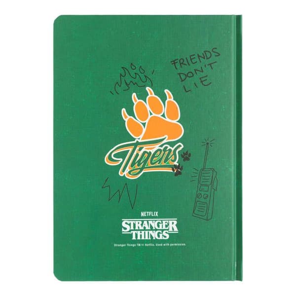 Cahier A5 - ERIK EDITORES - Stranger Things - Hårda pärmar - 96 sidor - Grön