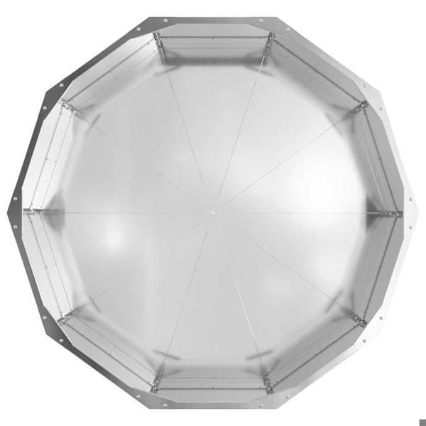 vidaXL Blomlåda Silver 90 x 90 x 35 cm Galvaniserat stål 883736