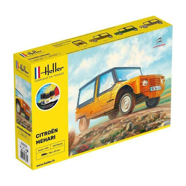 Modellbil: Kit: Citroën Mehari (Version 1) Enfärgad