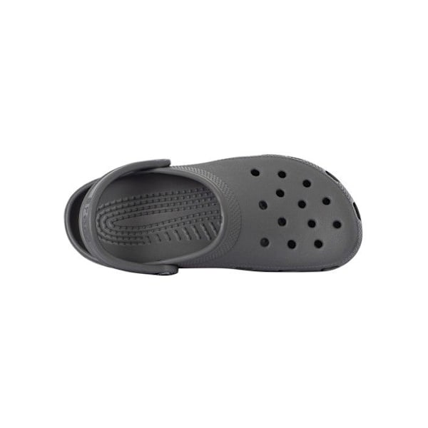 Sabots - Crocs - Klassisk Rymlig Passform - Grå - Syntetisk - Platt - Vuxen Grå 41/42