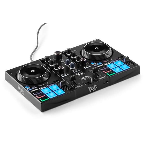 DJ-kontroller USB - DJ Control Inpulse 200 MK3 - USB-C bussdriven - Taktile joghjul 90 mm - 4 multifunktionella pads