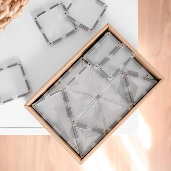 CONNETIX Konstruktions Magnetiska Plattor Klara Startpaket, 34 Delar Claire