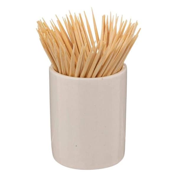 Servis Aperitif 7 Delar "Vit Blomster" 28cm Vit beige