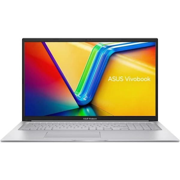 Bärbar dator med 17-tumsskärm, Intel Core i3-processor, 8 GB RAM och 512 GB lagringsutrymme. Silver