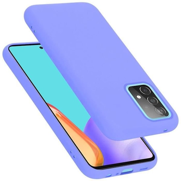 Coque - CADORABO - Samsung Galaxy A52 (4G/5G) / A52s - LJUSET VIOLETT - Silikon TPU - Stöttekningsskydd LJUSLILA VÄTSKA