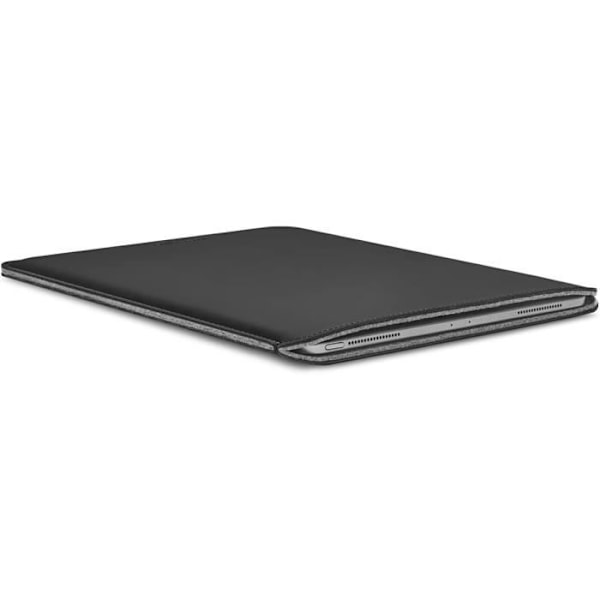 Matte polyurethanetui - WOOLNUT - iPad Pro 13 / iPad Air 13 - Svart - Minimalistisk design - Återvunnet filt Svart