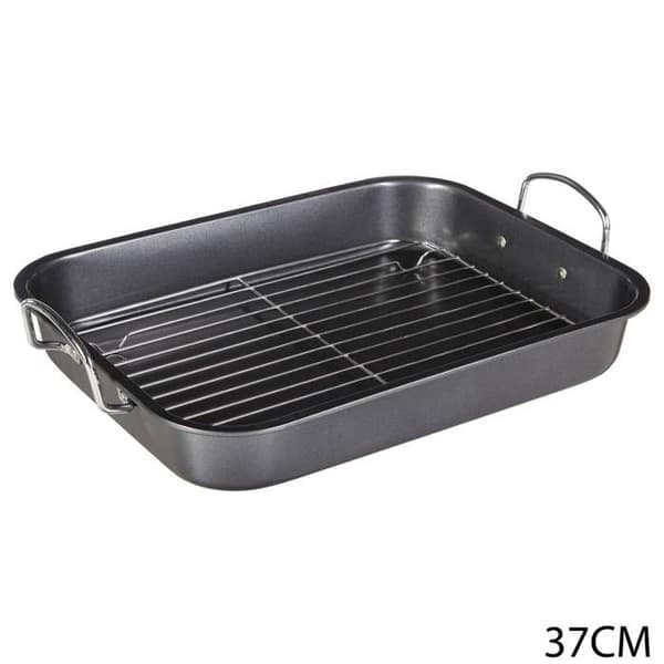 Rostplåt med stålgrill - 5 five simply smart Grå