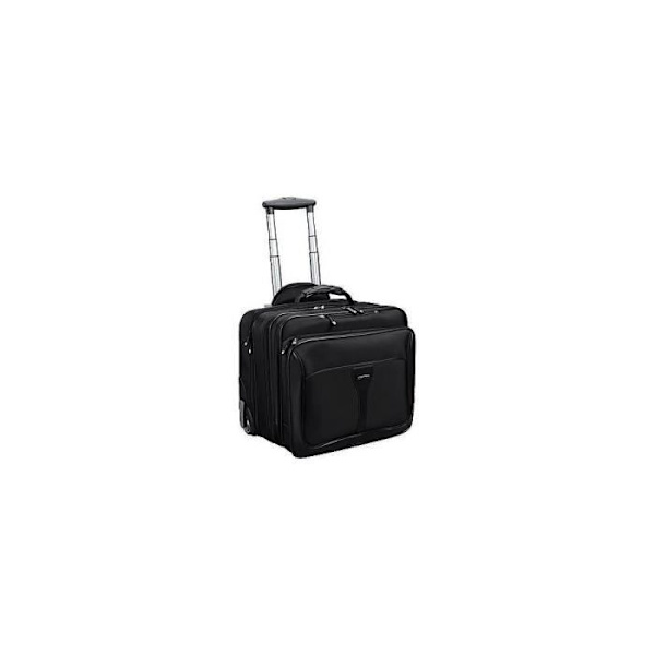 Resväska Trolley - JUSCHA - 46102 - Svart - Teleskopiskt system - Organiserade fack - Ergonomiskt handtag Svart