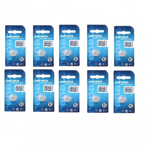 Renata CR1225 litiumbatteripaket med 10 st