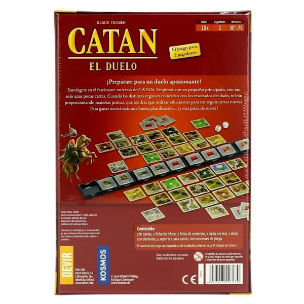 Devir Iberia - Catan el Duelo, Flerfärgad - 227239