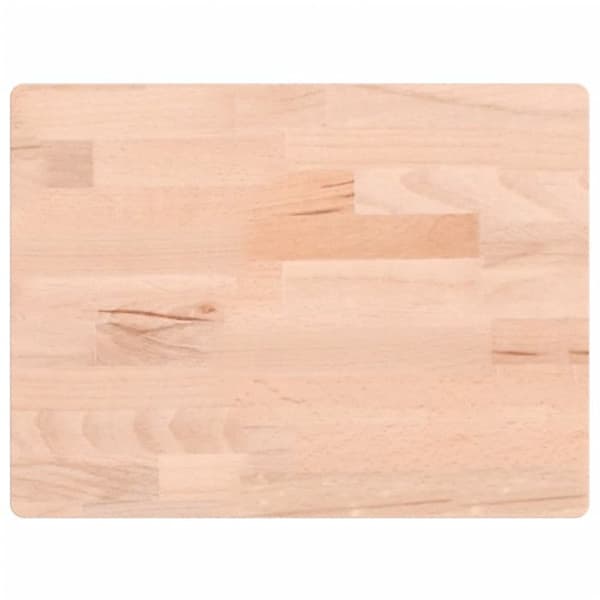 Skärbräda 40x30x4 cm massiv bokträ Brun