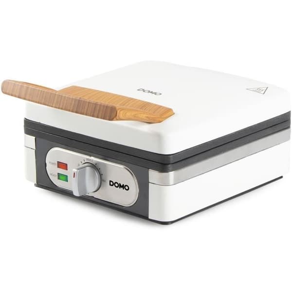 Gaufrier - DOMO - DO9274W - 1400 W - 2 XL-våfflor - Vit Vit