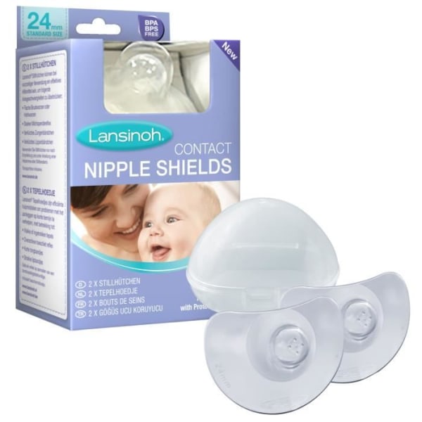 Lansinoh Nipple Shields storlek 2 + skyddsfodral