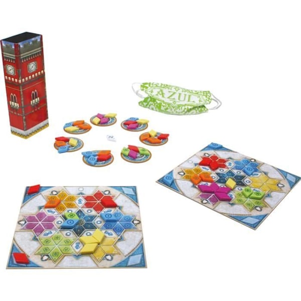 Plan B-spel | Azul: Sommarpaviljongen | Brädspel | Från 8 år | 2 till 4 spelare | 30 till 45 minuter Flerfärgad
