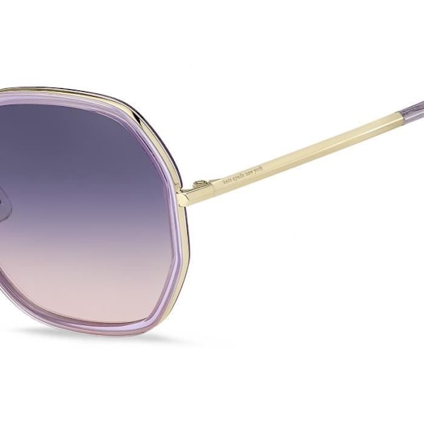 Solsken - Kate Spade - Nicola - Rund - UV-skydd kategori 3 - Guld/violett metall guld, lila