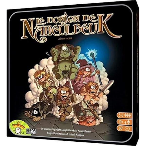 The Dungeon of Naheulbeuk - Asmodee - Brädspel - Rollspel - Kooperativt spel kastanj