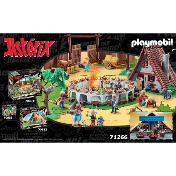 PLAYMOBIL - 71266 - Asterix: Hut of Ordralfabetix Flerfärgad