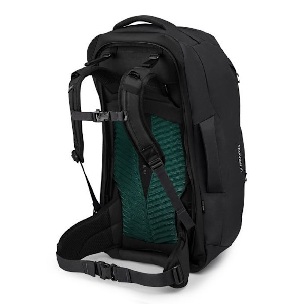 Reseryggsäck - Osprey - Fairview 70 - Svart - 70L - Lätt och ergonomisk svart