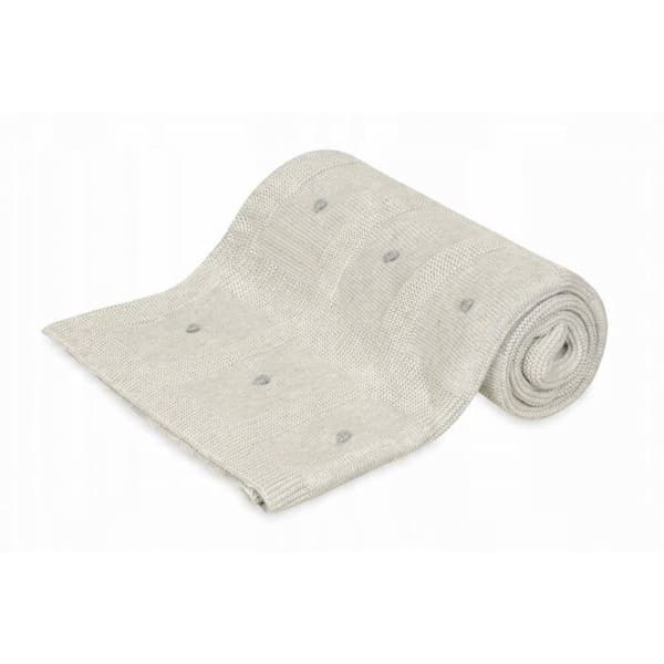 Täckning - pläd - MULTITEX - ACCENT - Bambuviskos - 80 x 100 cm - Beige