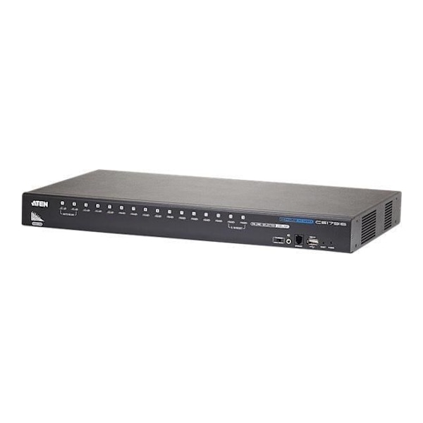 ATEN CS17916 KVM RACKBAR HDMI/USB 16 PORTAR Svart