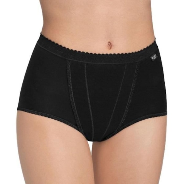 Sloggi Control Cotton Maxi Black Storlek 40 Dam Trosor Underkläder Svart 40