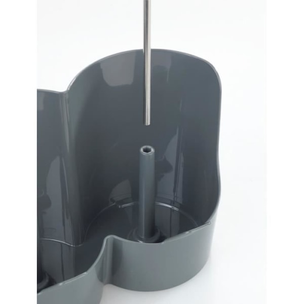 Drainer - Wenko - 3 flaskor - Grå - Industriell design - ABS och rostfritt stål Grå
