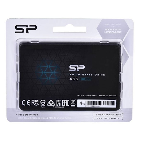 Intern SSD - Silicon Power - Ace A55 4To - SATA III 2.5" 3D NAND
