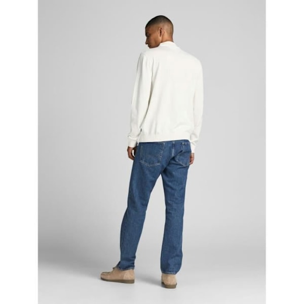 Pullover - Jack & Jones - Basic - Hög krage - Vit - Man Vit jag
