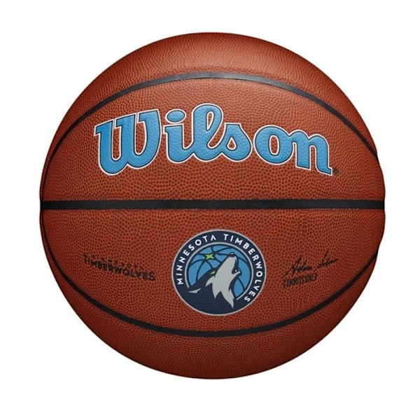 Wilson Team Alliance Minnesota Timberwolves Ball WTB3100XBMIN, unisex, brun, basketbollar kastanj 7