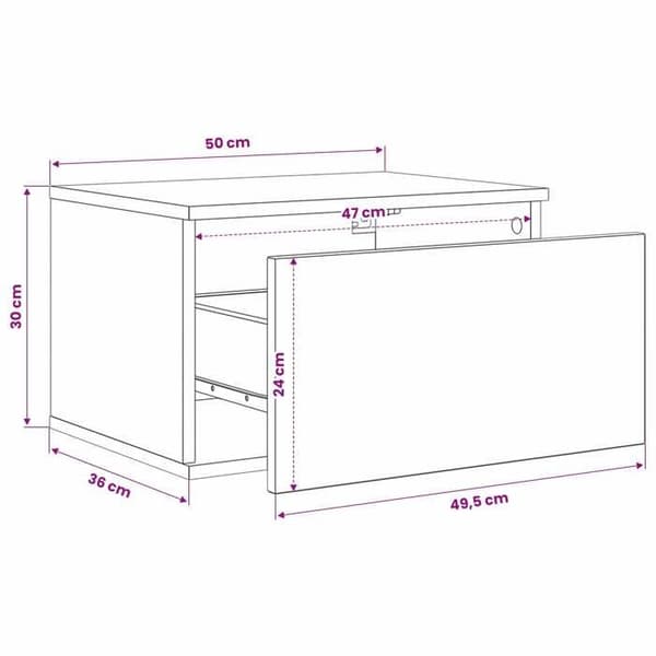 vidaXL Väggmonterad sängbord 2 st Antik trä Ingenjörsträ 863079